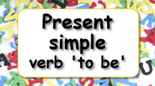 The verb "to be"