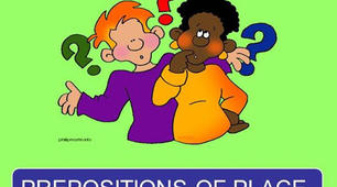Prepositions of place 