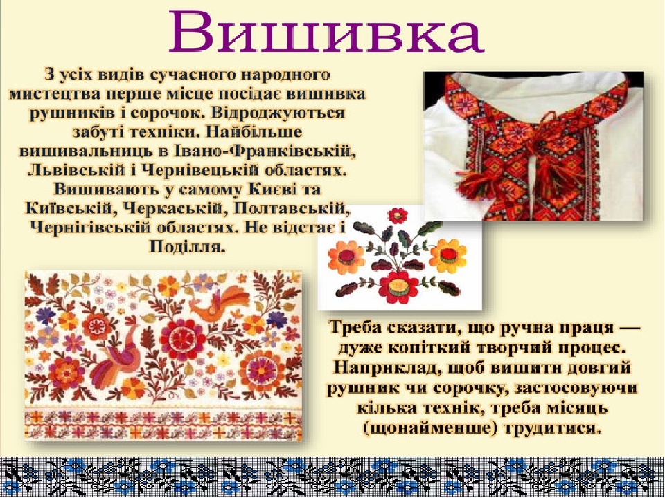Презентація "Народні промисли України"