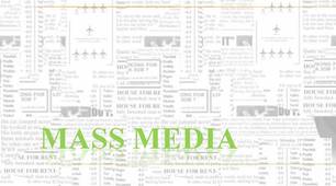Mass Media in our life