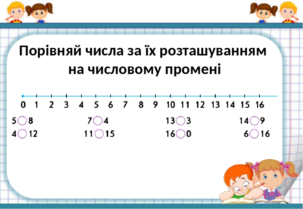 Презентація до уроку математики у 1 класі на тему «Порівнюємо ...