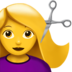 Woman Getting Haircut