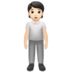 Person Standing: Light Skin Tone