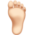 Foot: Light Skin Tone