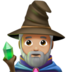 Man Mage: Medium-Light Skin Tone