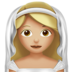 Person With Veil: Medium-Light Skin Tone