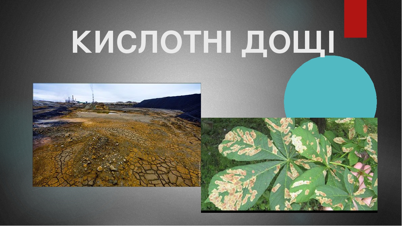 Презентація "Кислотні дощі"