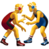 Men Wrestling