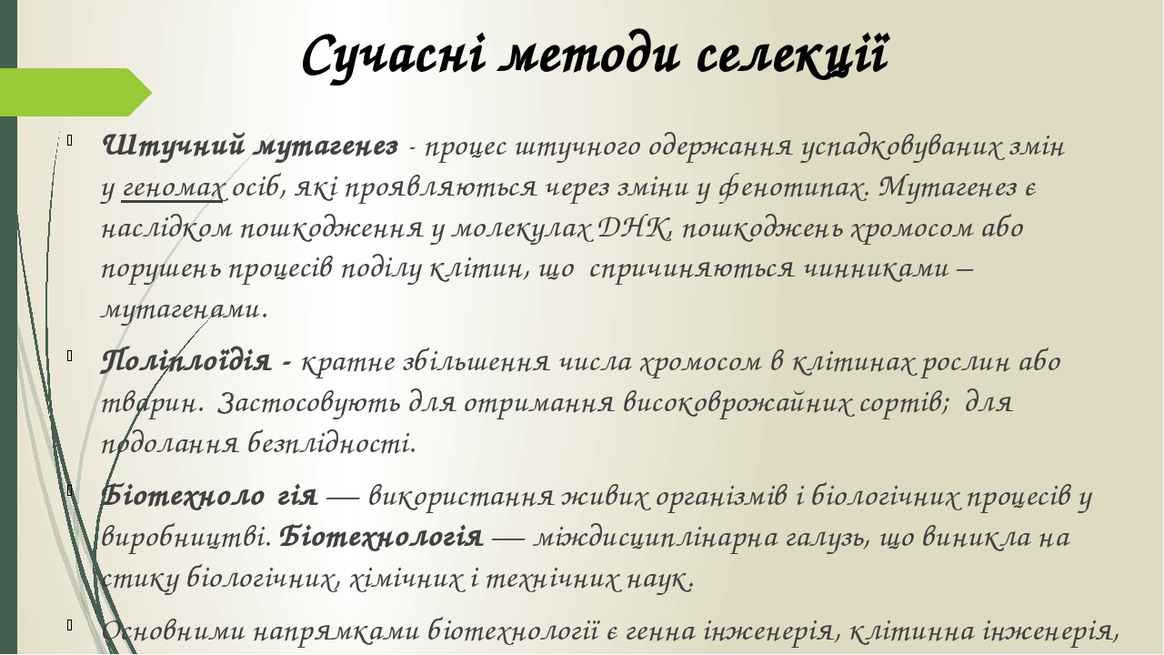 Штучний мутагенез - процес штучного одержання успадковуваних змін у геномах осіб, які проявляються через зміни у фенотипах. Мутагенез є наслідком п...