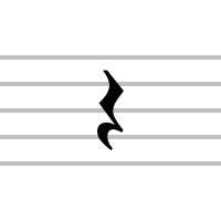 Файл:Music-quarterrest.png — Википедия