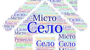 Вступ до історії. 5 клас. Тема: Місто і село впродовж історії. Хмарка слів