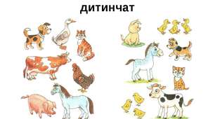 Дидактична гра пазли "Мама та її дитинча" для дітей дошкільного віку
