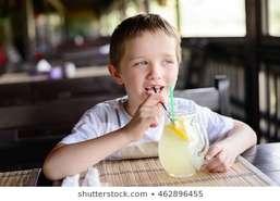 Kid Drink Lemonade Images, Stock Photos & Vectors | Shutterstock