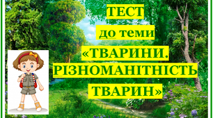 ТВАРИНИ. РІЗНОМАНІТНІСТЬ  ТВАРИН