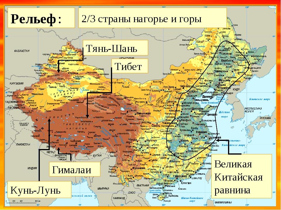 Китай и монголия презентация 7 класс география