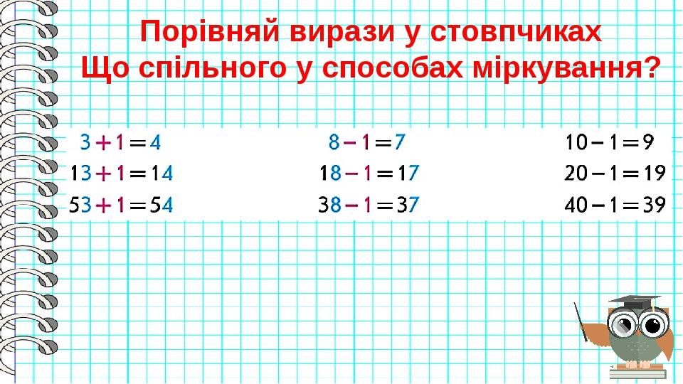 Порівняй вирази у стовпчиках Що спільного у способах міркування?