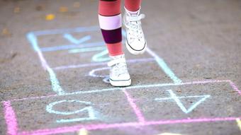 Hopscotch chalk ban overturned after outcry from parents - BBC News