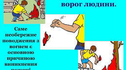 Причини виникнення пожеж. Безпечна поведінка вдома.