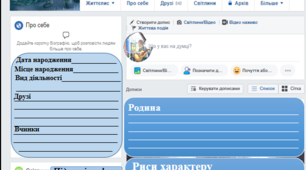 Фейсбук сторінка Вітька Горобця з твору В. Чемериса