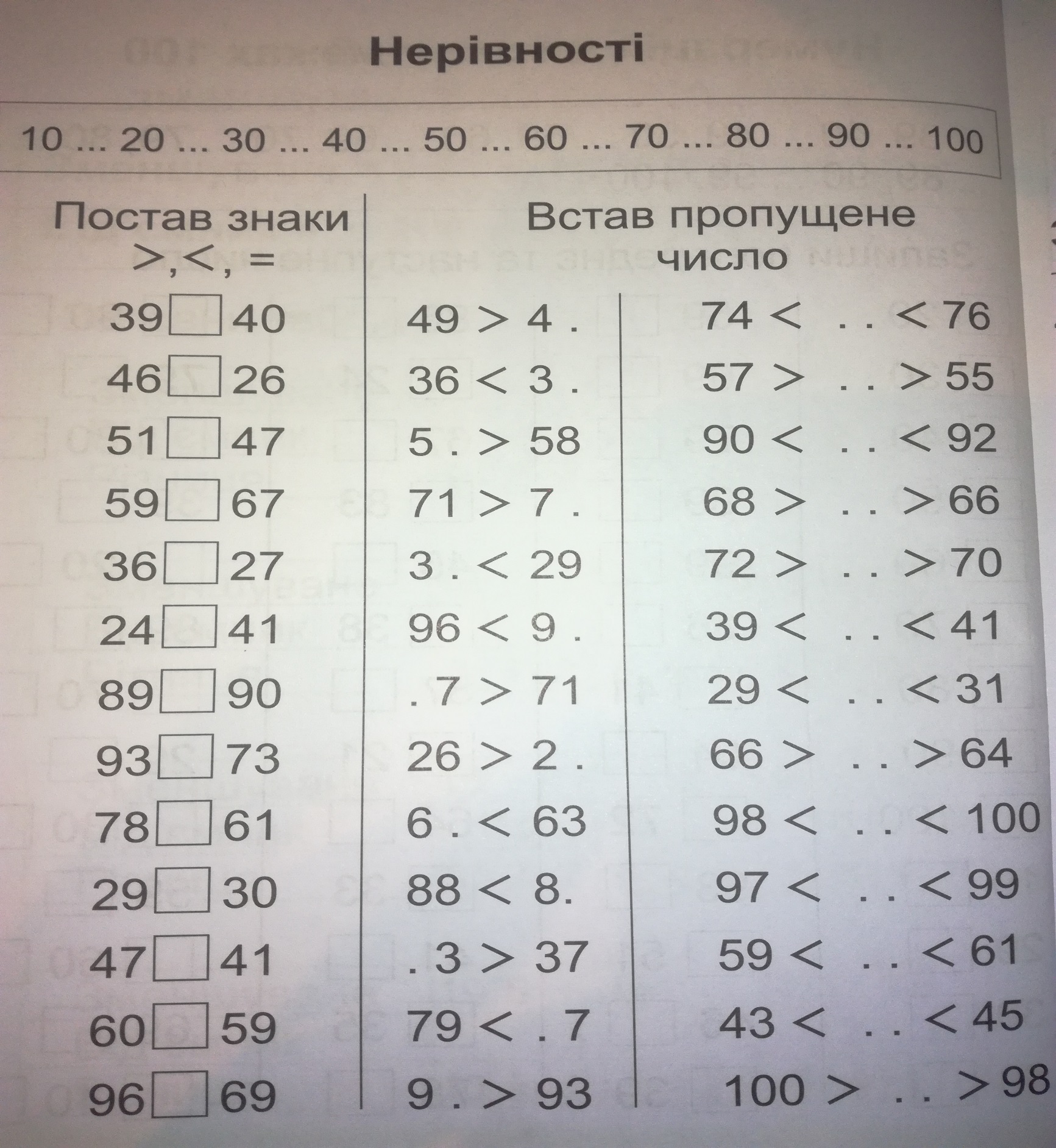 Завдання з математики для 1 класу | Інші методичні матеріали. Математика