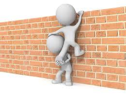 Teamwork climb wall stock illustration. Illustration of difficulty ...