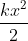 \frac{kx^{2}}{2}