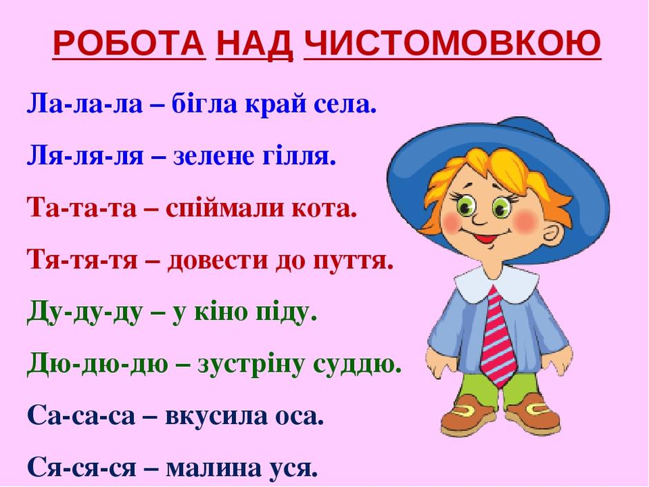 Українські скоромовки для дітей