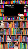 Клипарт полка с книгами в векторе – стеллаж, книги