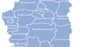 8 клас. Тернопільська область. ГП. Адміністративно-територіальний устрій