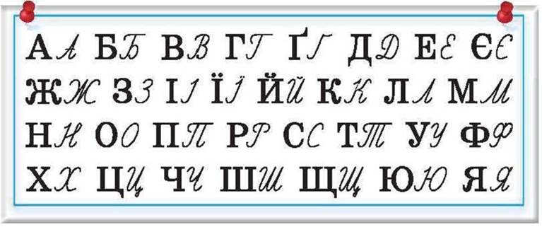 Украинский алфавит картинки