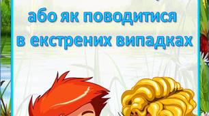 Консультація для батьків "Безпечне літо,   або як поводитися  в екстрених випадках"