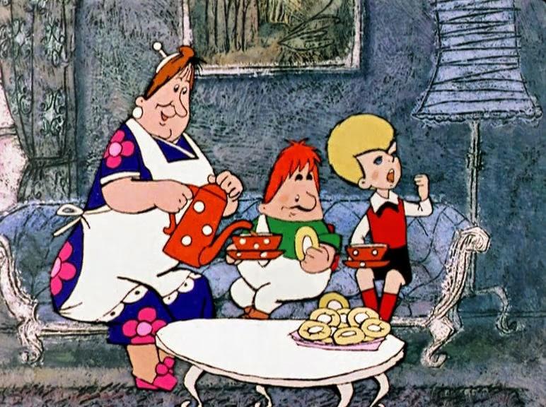 Vivat Library!: Книжное меню: вечеринка у Карлсона и Малыша