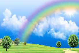 Backgrounds - rainbow and summer landscapes | Фоны - лето, радуга ...