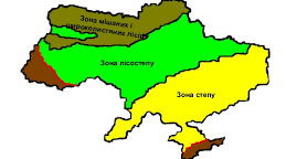 Контрольна робота. Природні зони. Гори України.