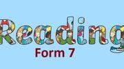 Reading. 7 form.